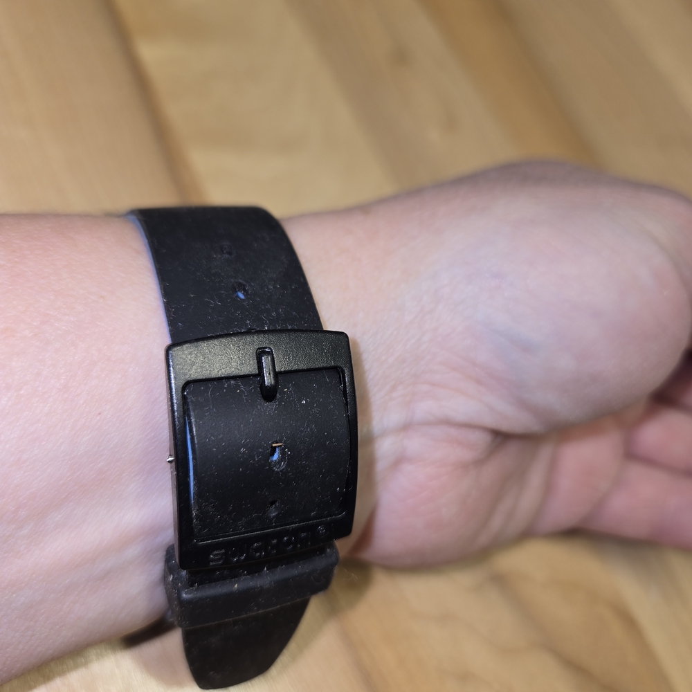 Swatch Blue and Black Smartwatch - Picture 2 of 10